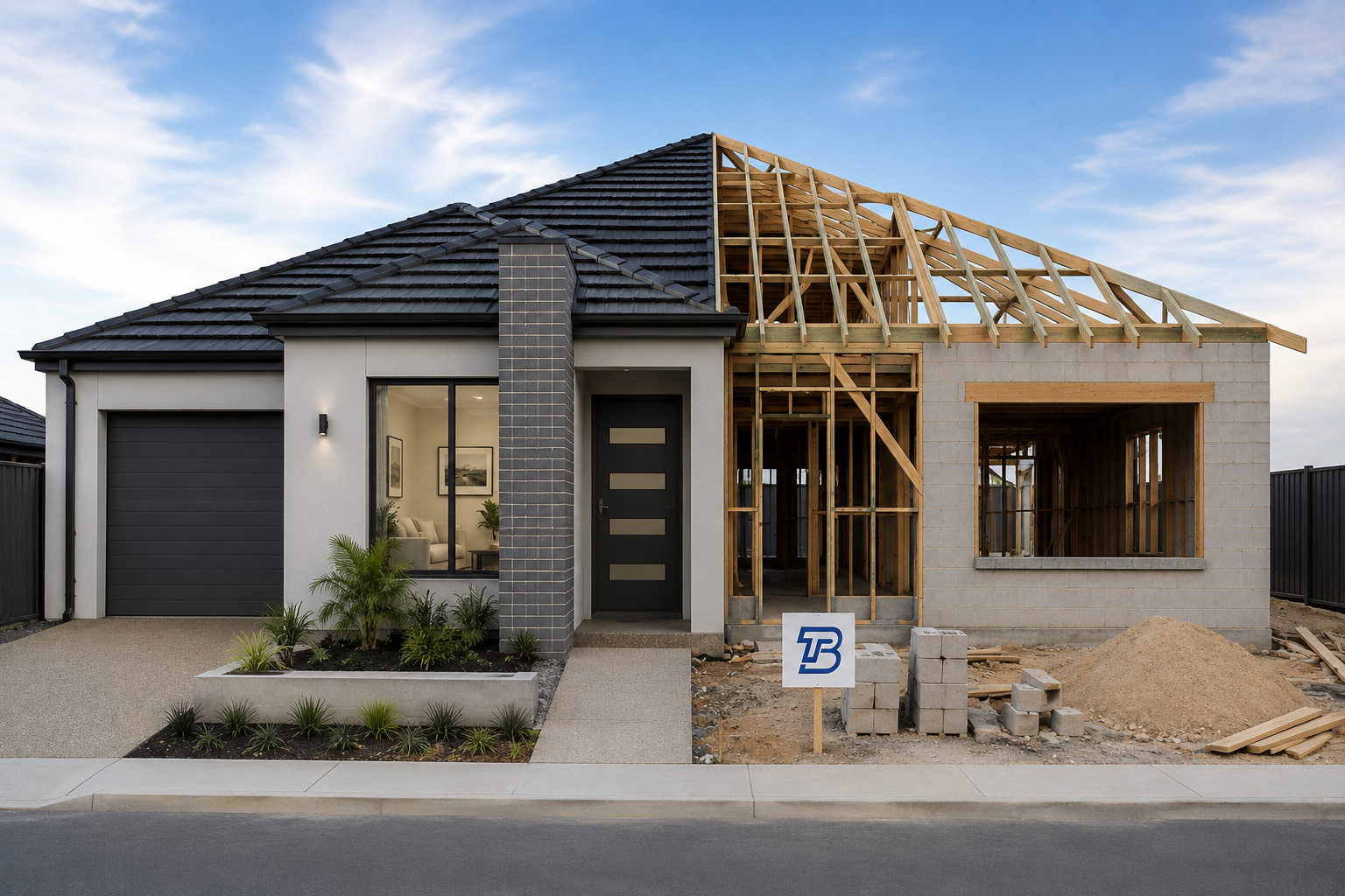 Tradie Blueprint build in progress
